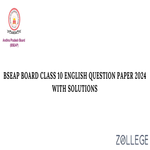 BSEAP 2024 English Question Paper with Solutions PDF
